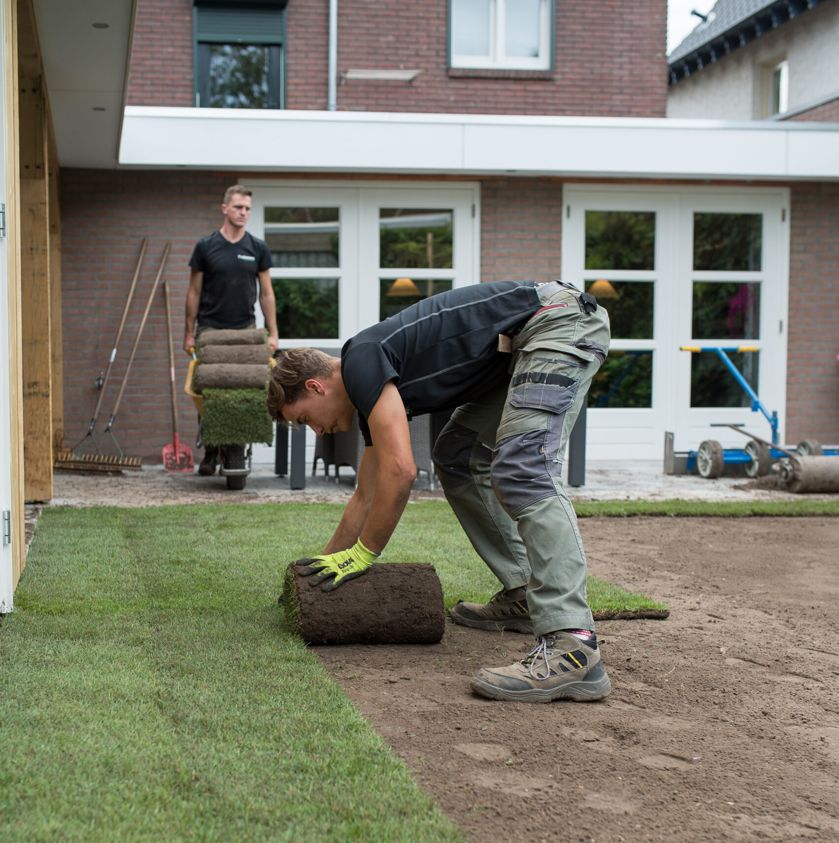 graszoden uitrollen